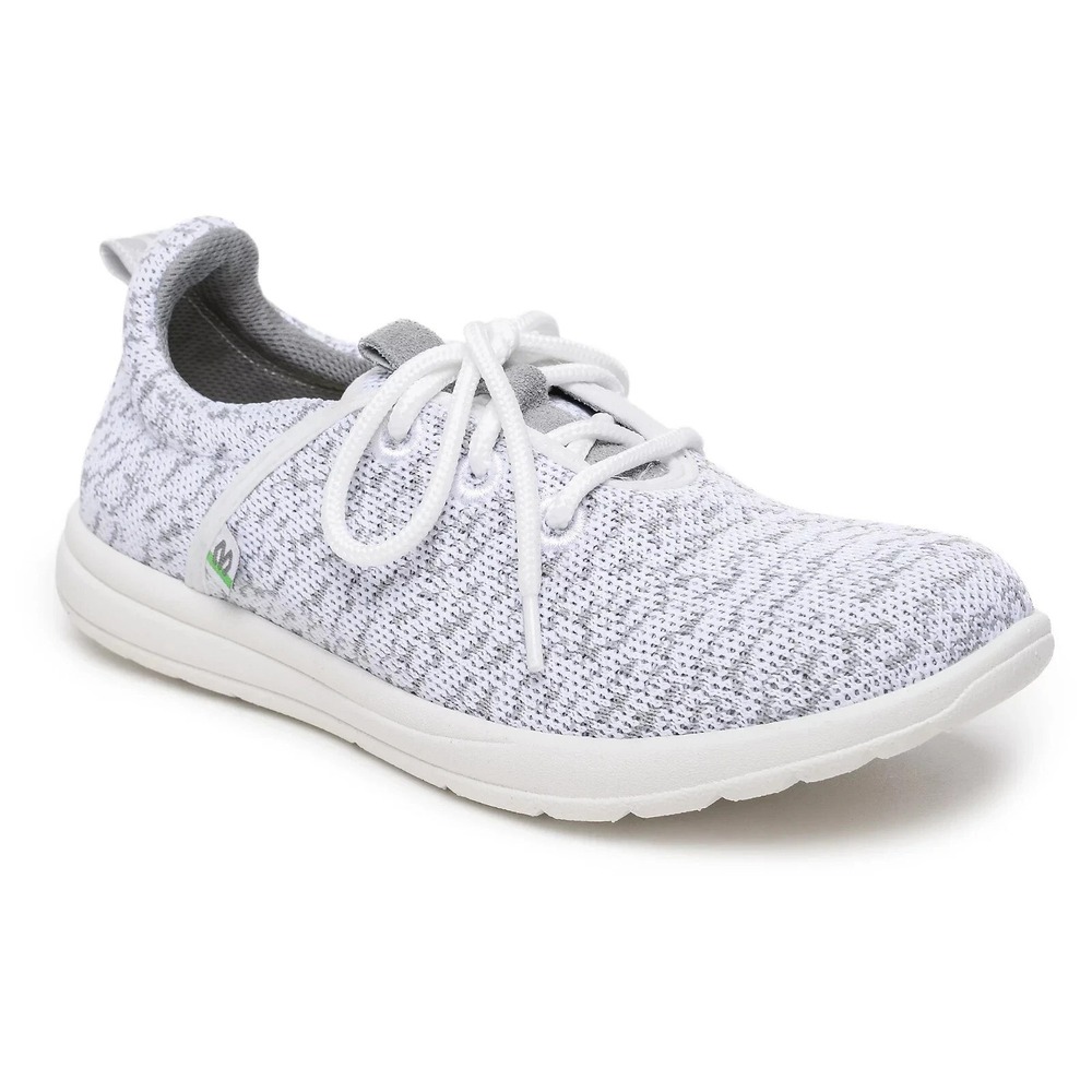 MINNETONKA ECOWISE ANEW KNIT SNEAKERS - WHITE / GREY - WOMEN'S SIZE 11 M - NEW